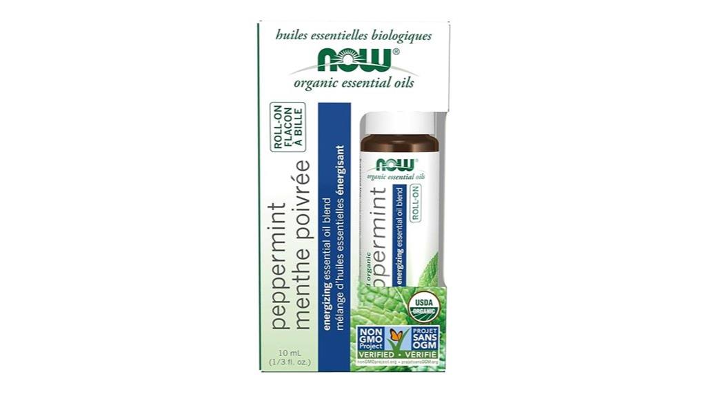now foods peppermint oil roll on