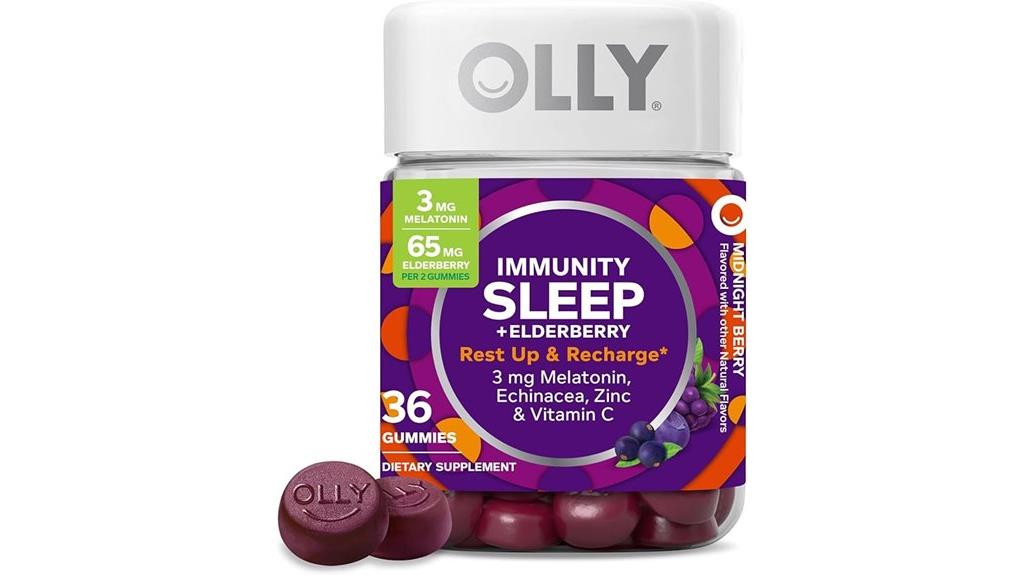 olly sleep immunity melatonin gummy