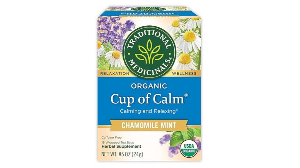 organic chamomile mint tea bags