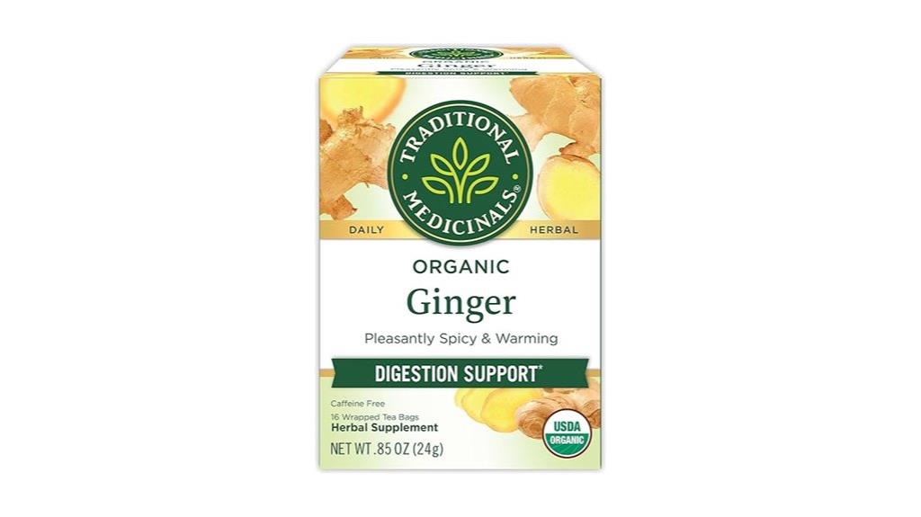 organic ginger tea 16 bags
