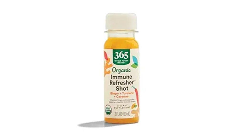 organic ginger turmeric shot 2 fl oz