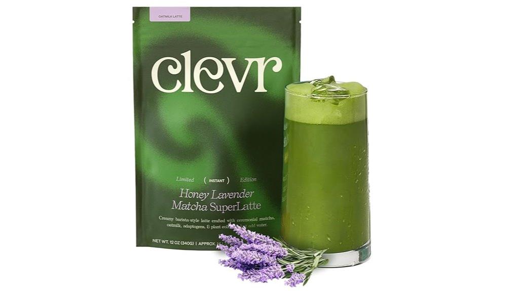 organic honey lavender matcha latte blend