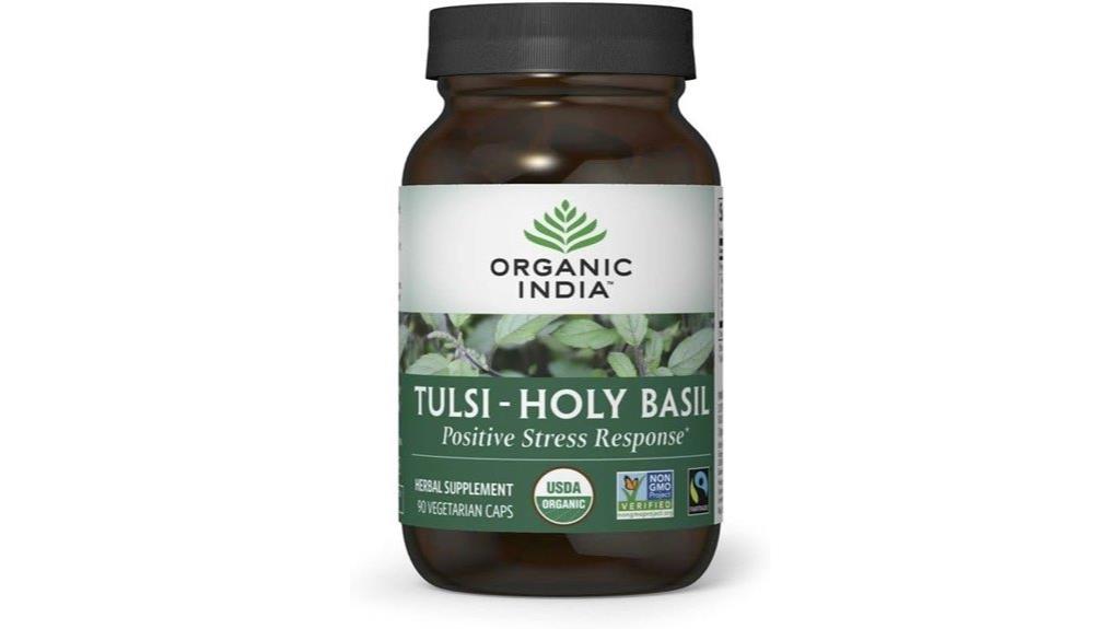 organic india tulsi holy basil capsules