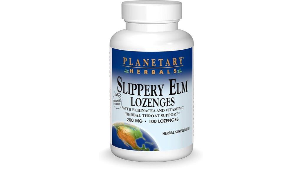 planetary herbals slippery elm lozenges