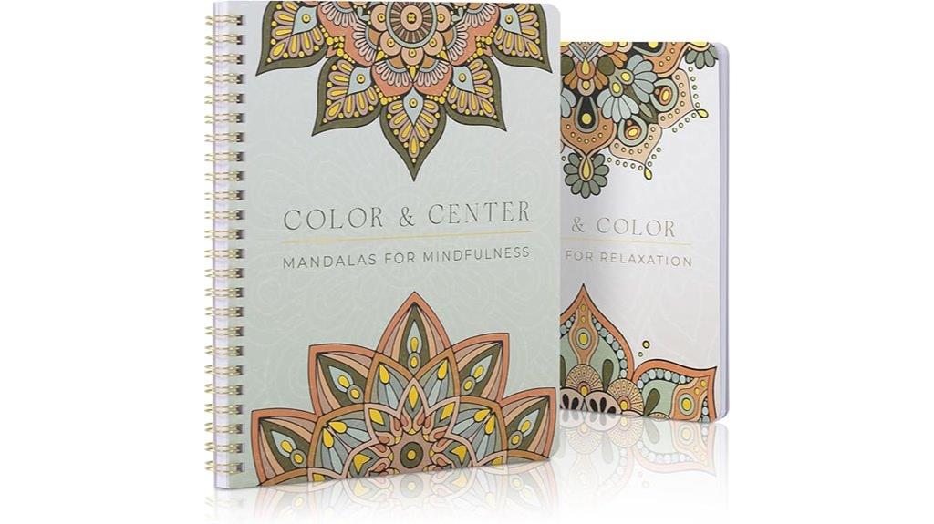 premium mandala coloring book set