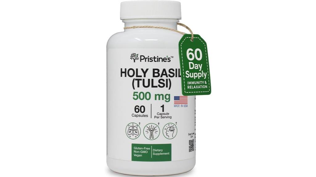 pristine holy basil capsules