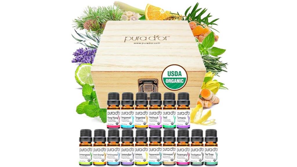 pura d or essential oils set