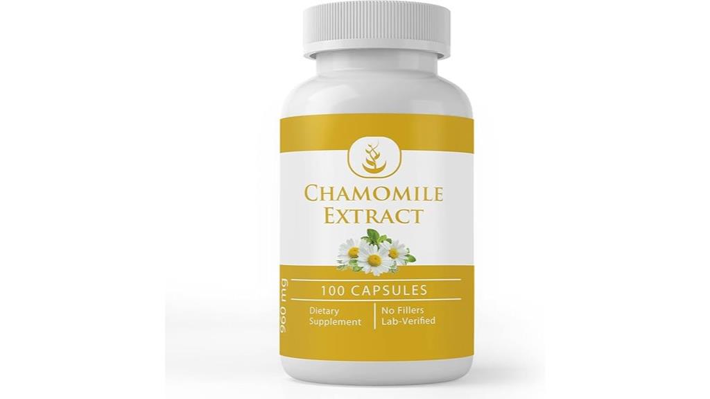 pure original chamomile extract capsules