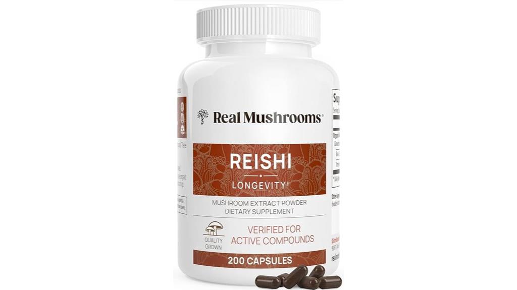 reishi mushroom capsules organic extracts