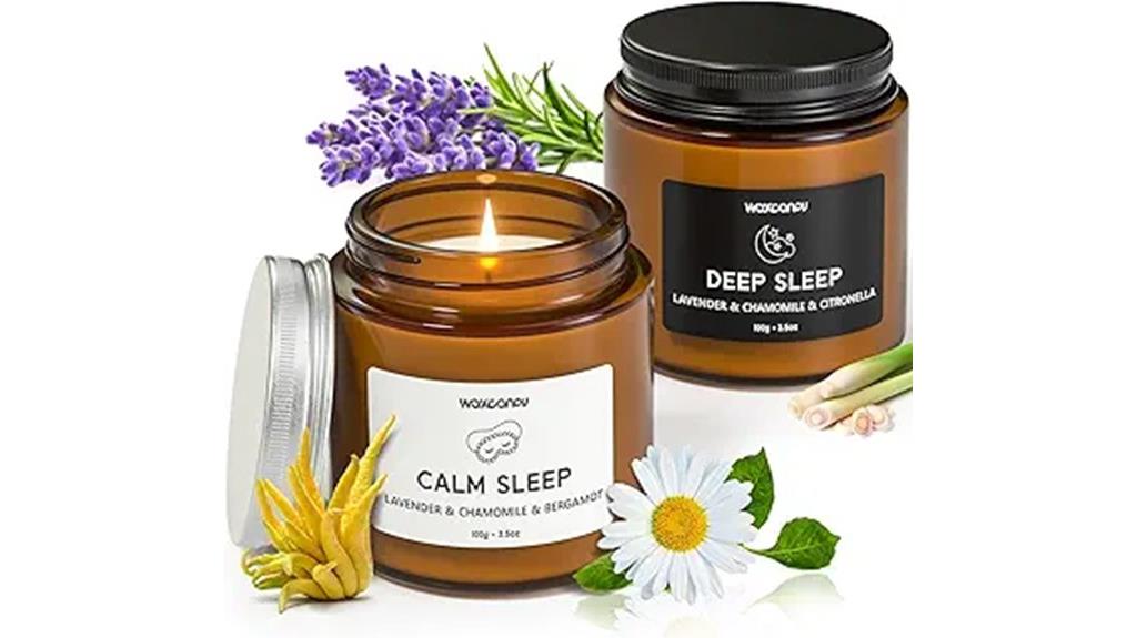 scented soy candle set