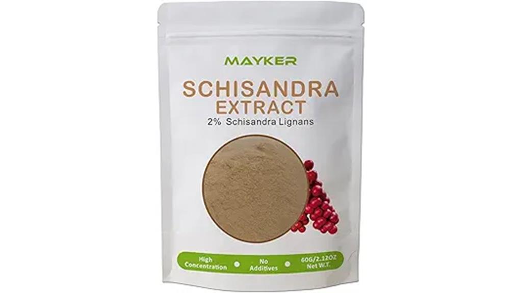 schisandra extract powder container