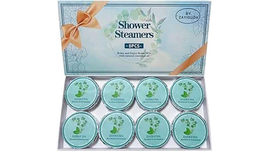 shower steamers with menthol