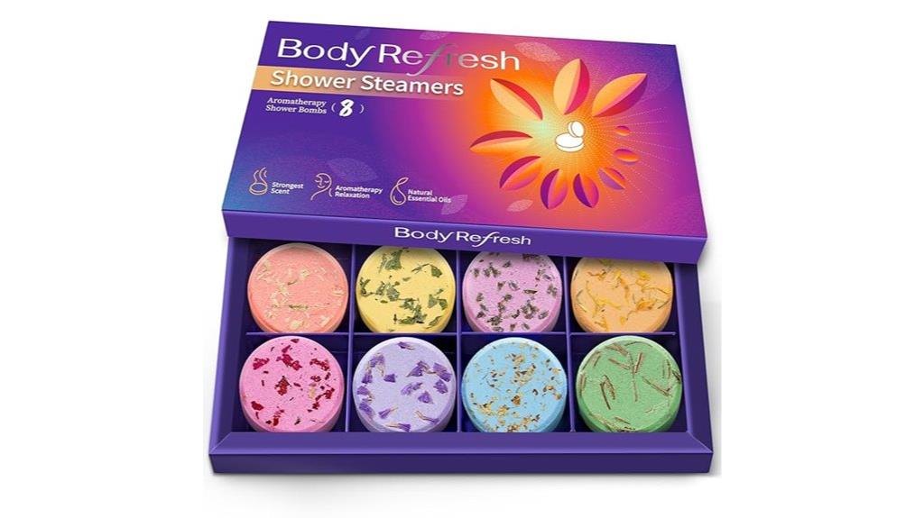 shower steamers with oils