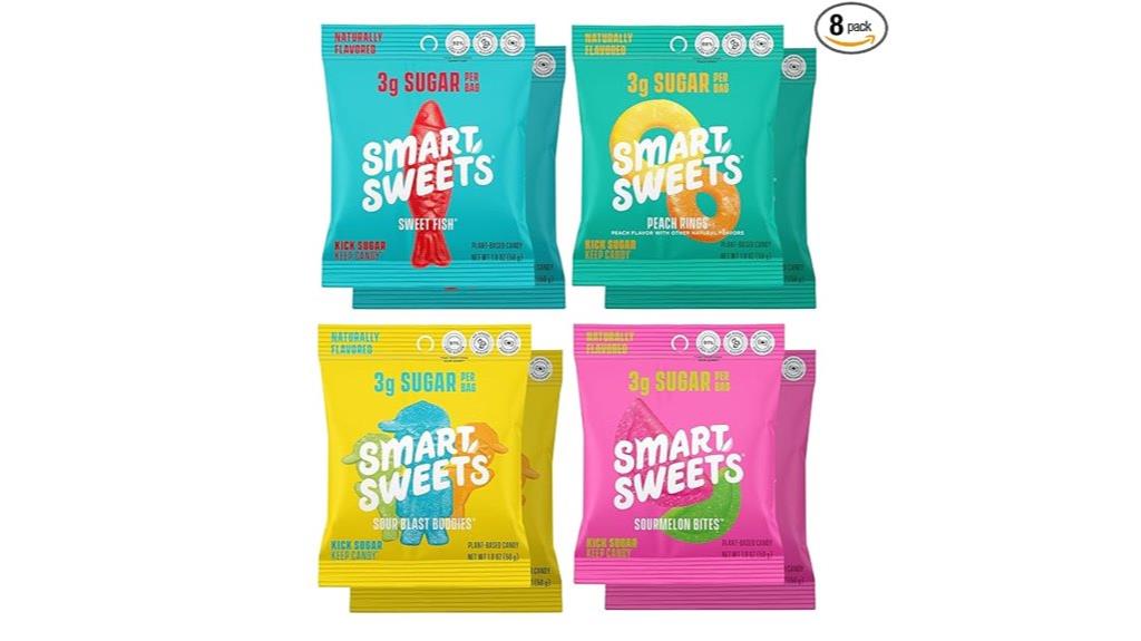 smartsweets variety pack low sugar calorie snacks
