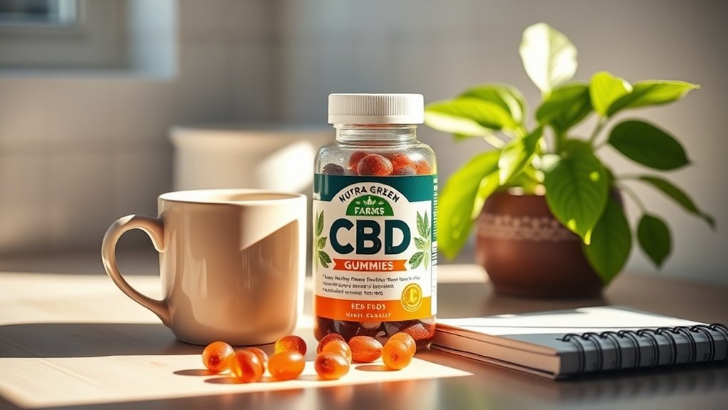 steady calm with gummies as part of routine