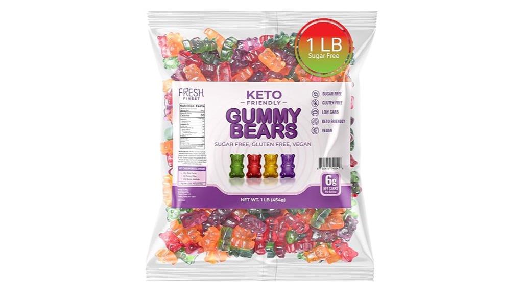 sugar free gummy bears keto candy