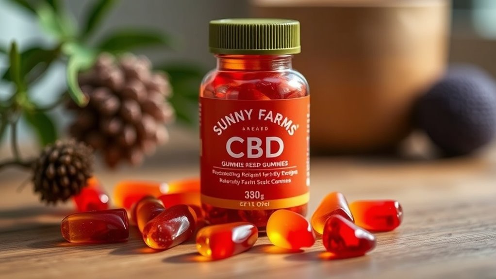 sunny farms cbd gummies promote calm focus