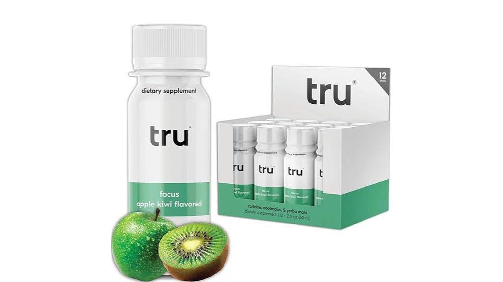 tru focus shots apple kiwi