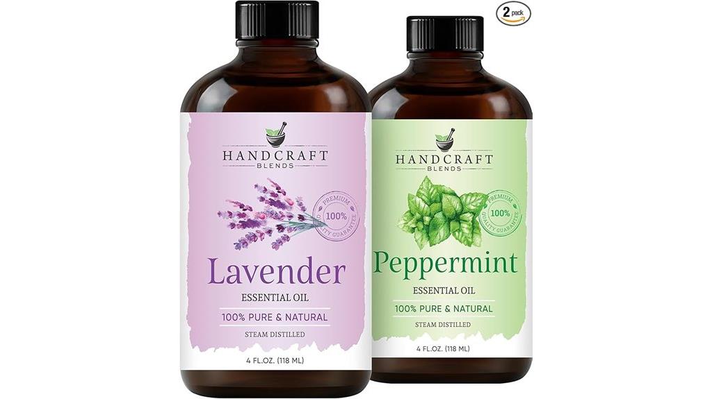 two 4 oz peppermint lavender sets
