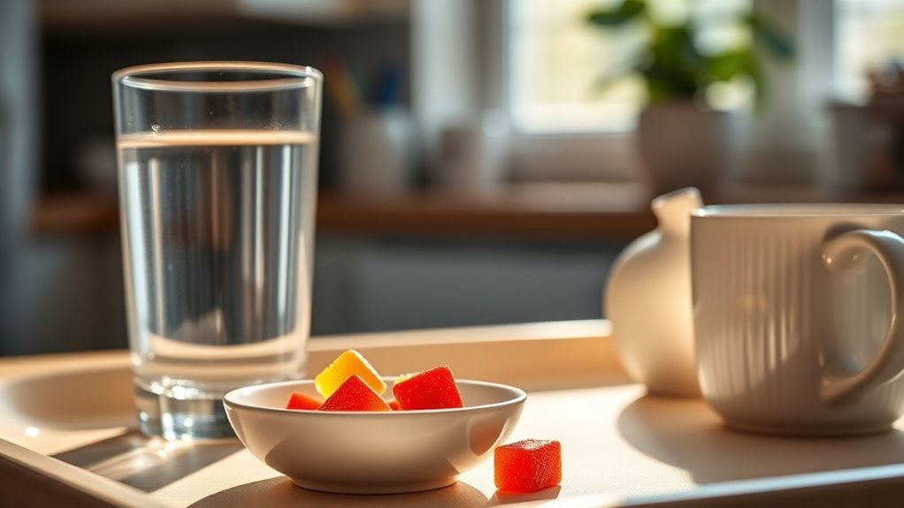 two gummies at wakeup routine