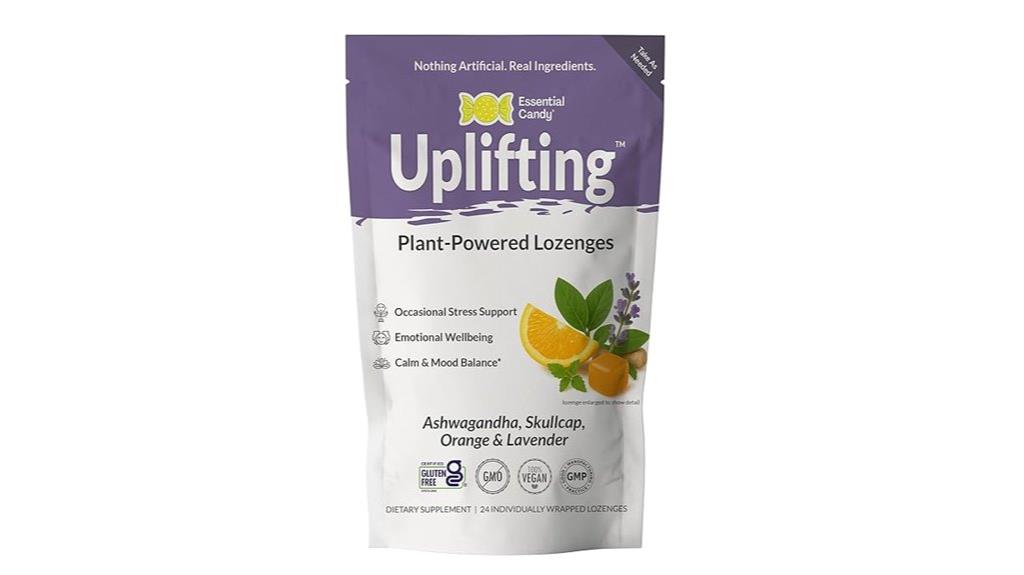 uplifting plant powered lozenges set
