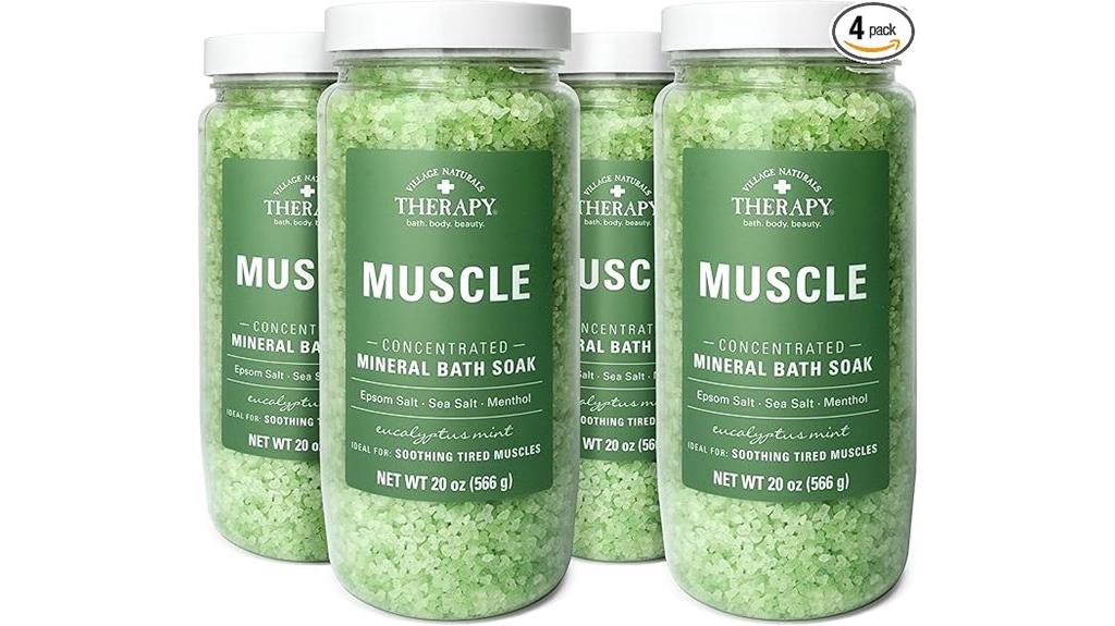 village naturals therapy mineral bath soak