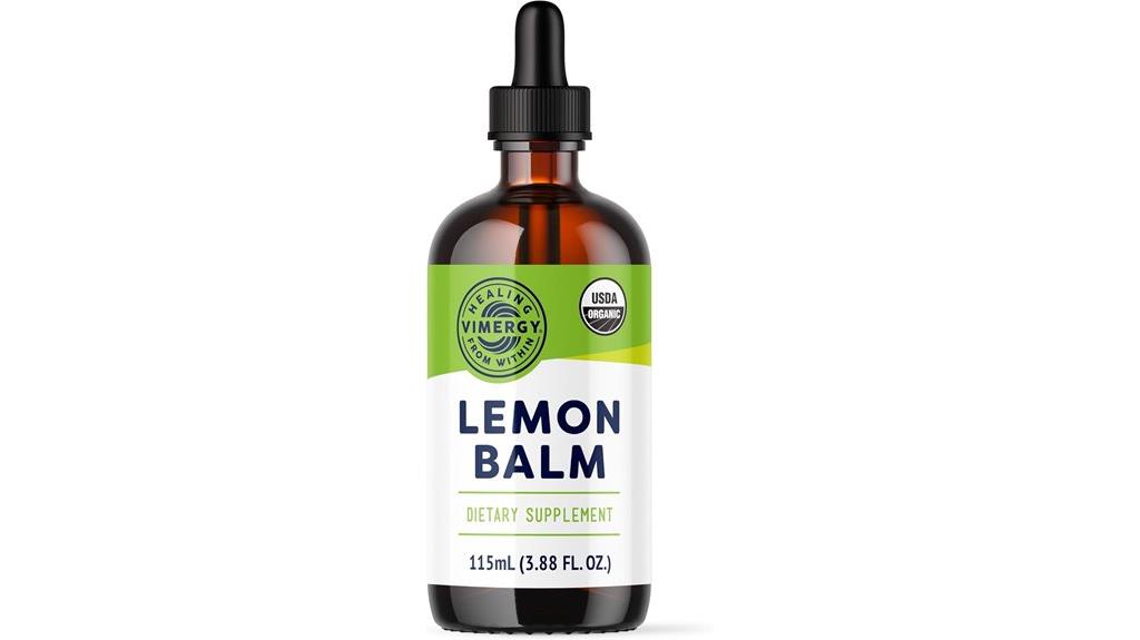 vimergy lemon balm tincture