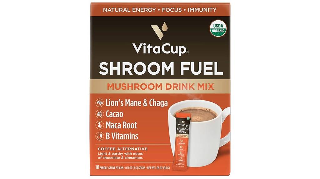 vitacup mushroom coffee substitute