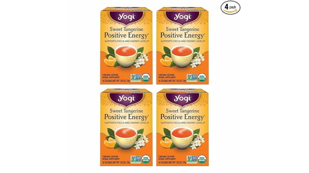 yogi sweet tangerine tea bags