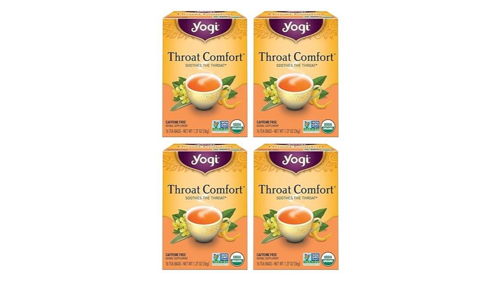 yogi tea throat comfort