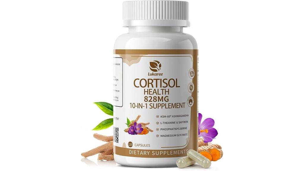 10 in 1 cortisol supplement with ashwagandha