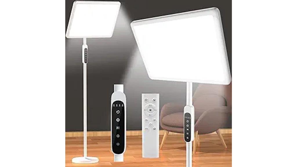 12k lux light therapy lamp
