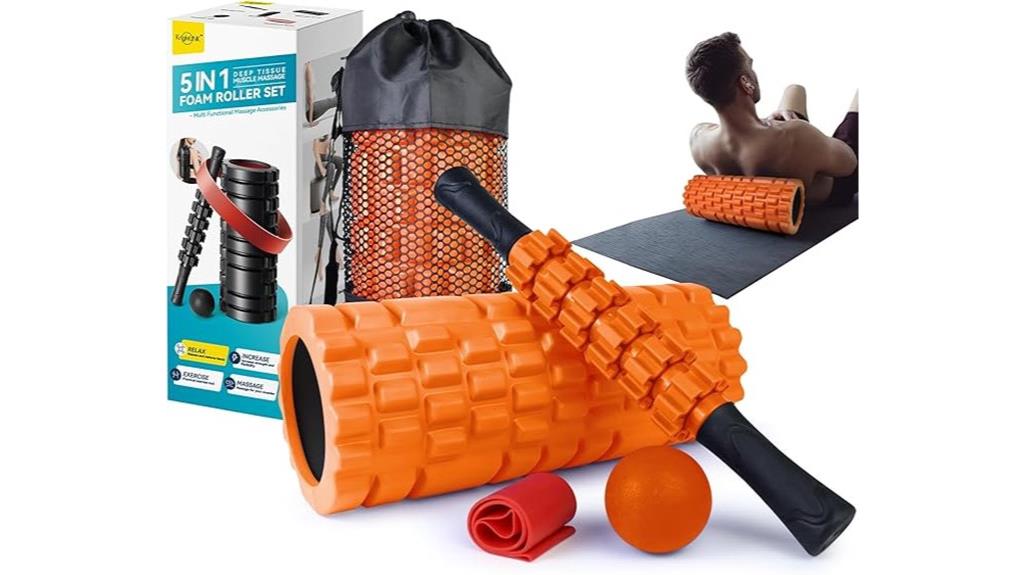 5 in 1 foam roller set