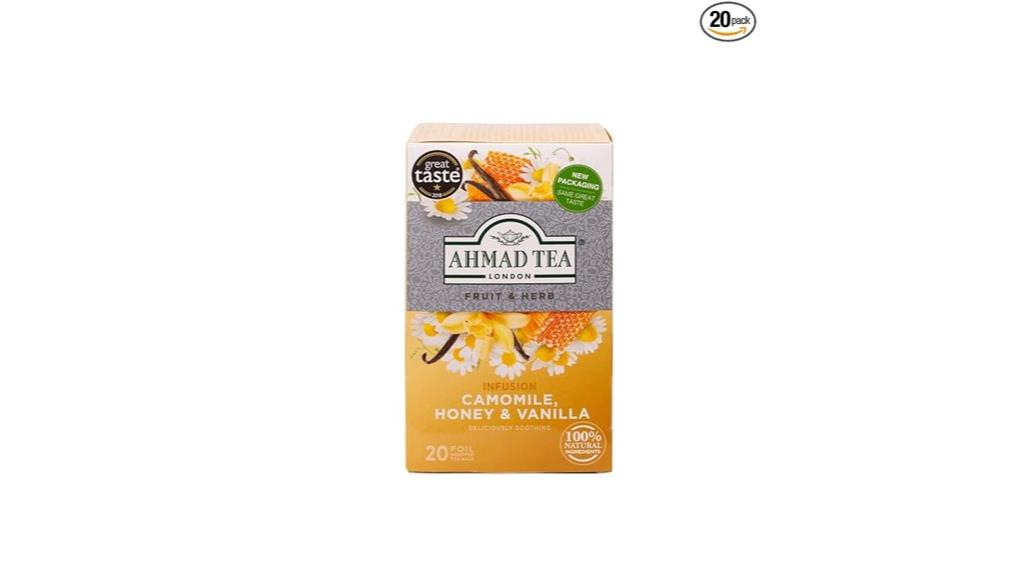 ahmad tea chamomile honey vanilla