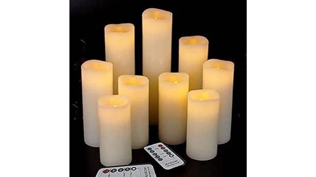 antizer led candle set 9