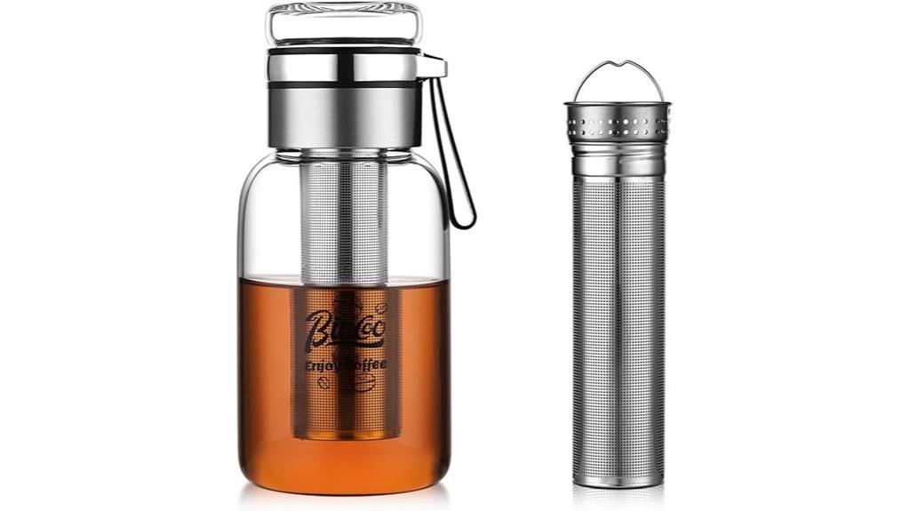 bincoo glass cold brew coffee maker