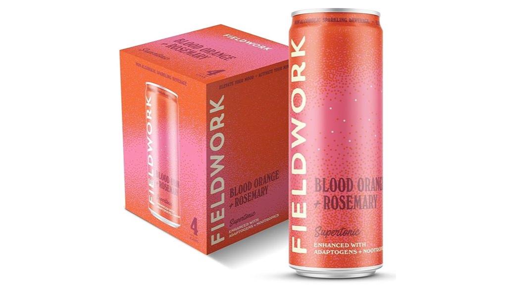 blood orange rosemary adaptogen drink