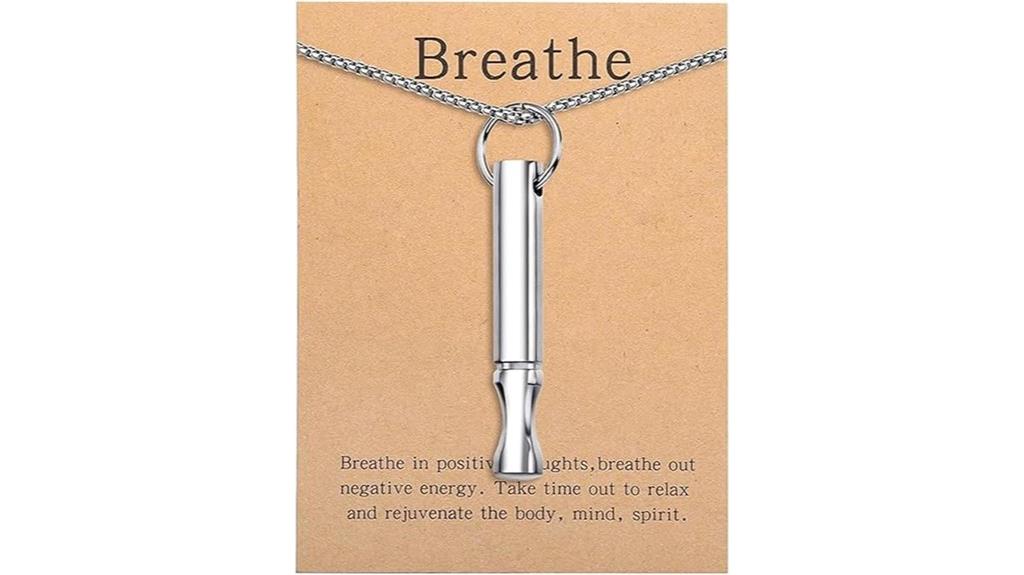 breathing necklace for mindfulness