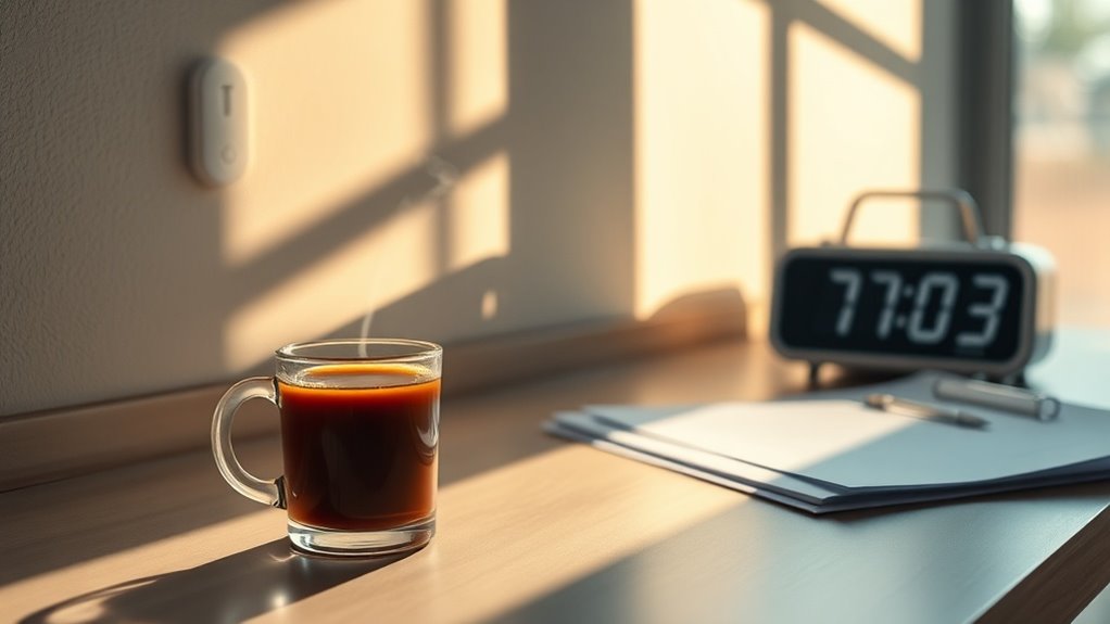 caffeine timing shapes mood stability