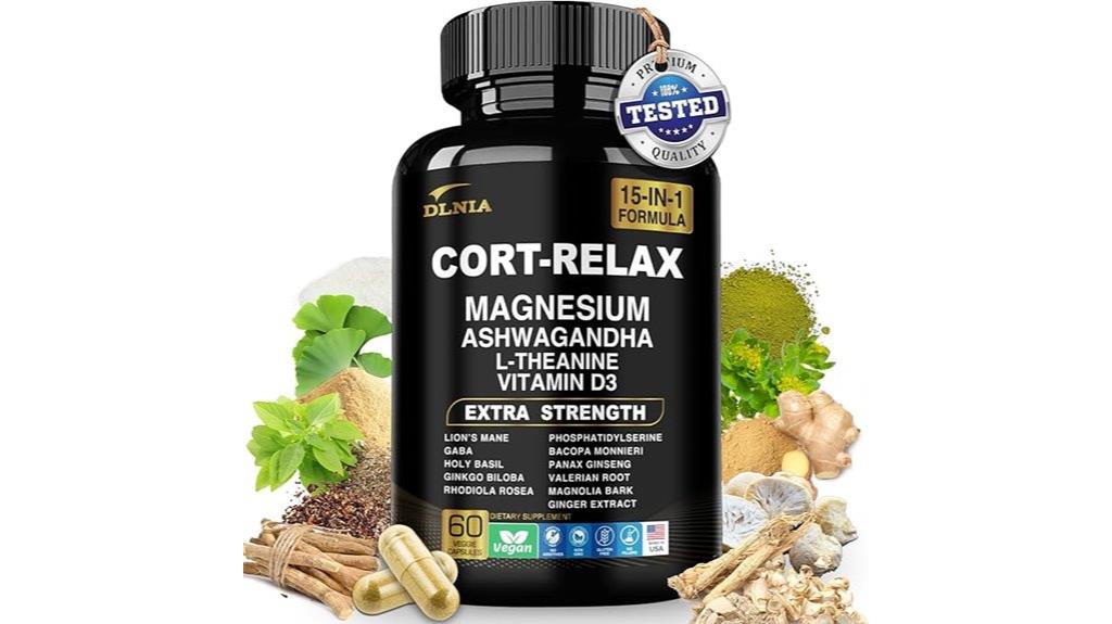 calm cortisol supporting blend ingredients