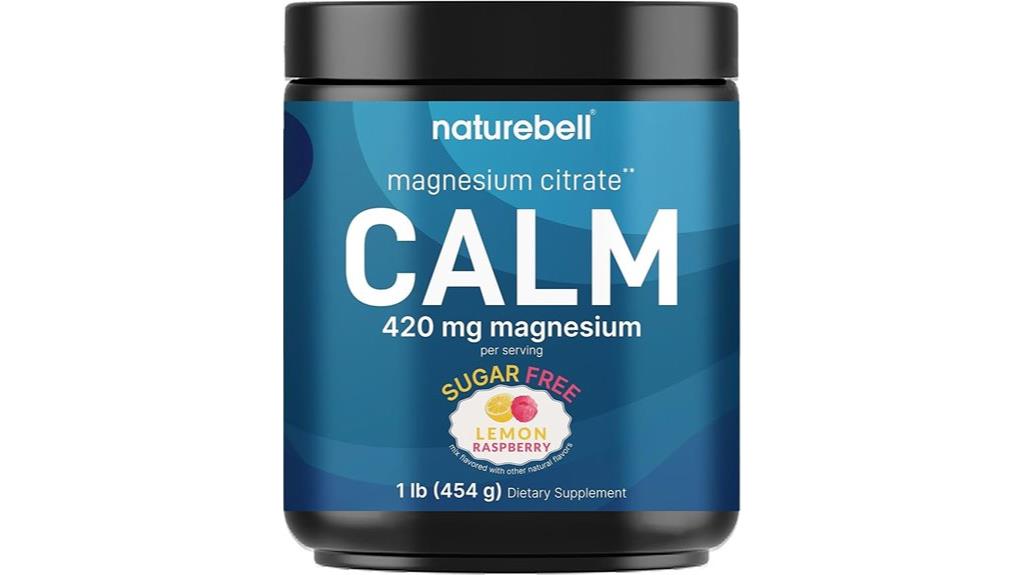 calm magnesium powder details sleep muscle bone mood