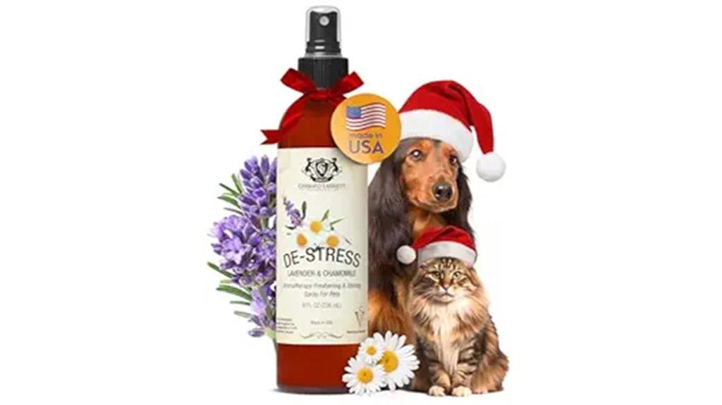 chamomile lavender dog spray