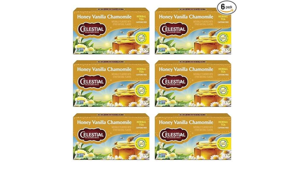 chamomile tea bags pack six