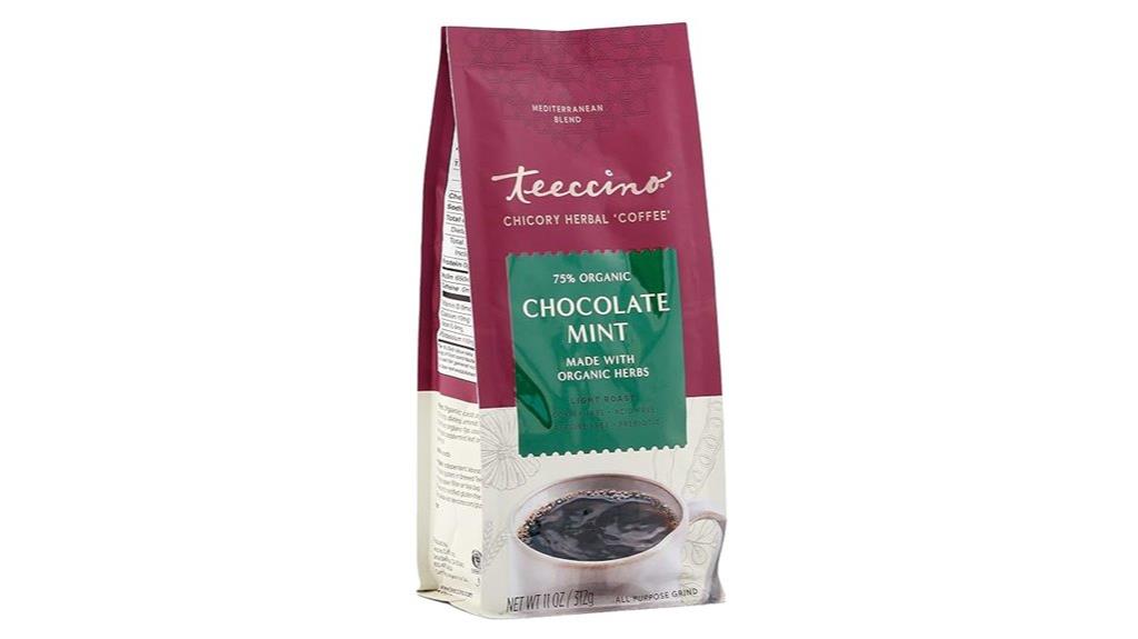 chicory coffee alternative chocolate mint