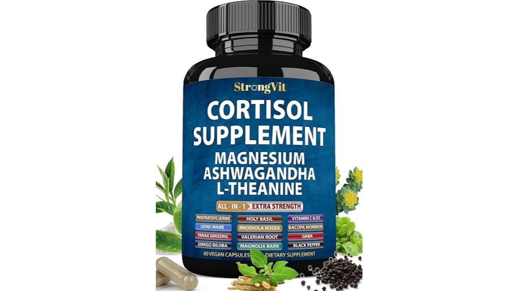 cortisol reducers with supplements
