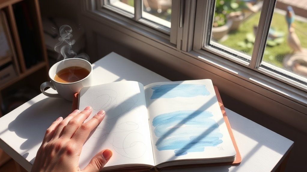 creativity calms anxious problem solving