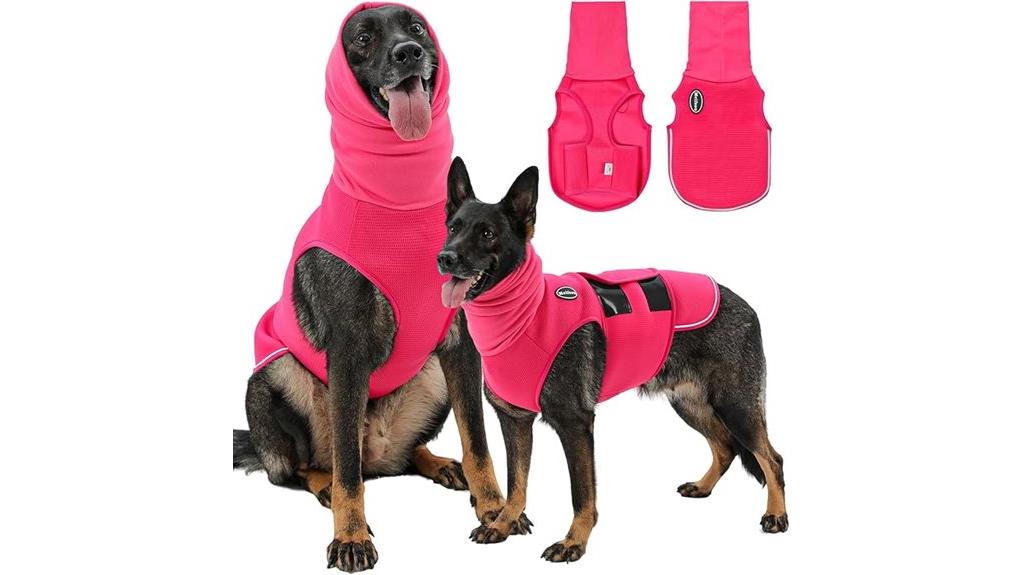 dog anxiety vest with hood