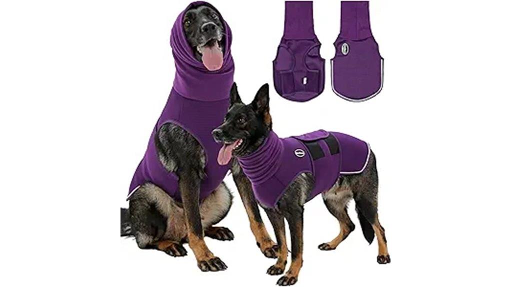 dog anxiety vest with hood