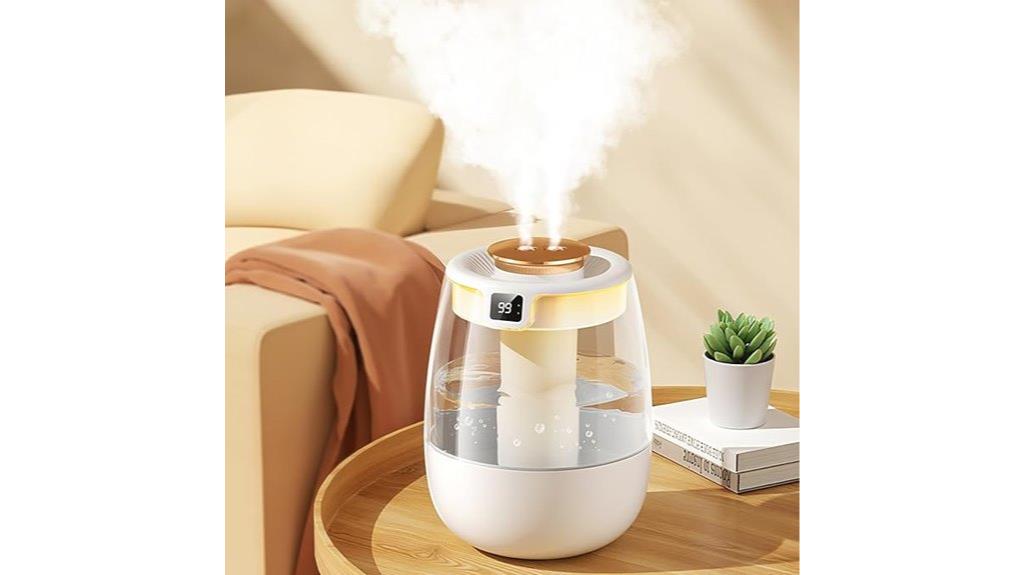 double spray humidifier with 2l capacity
