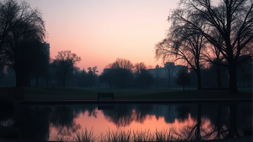 evening calm boosts morning performance